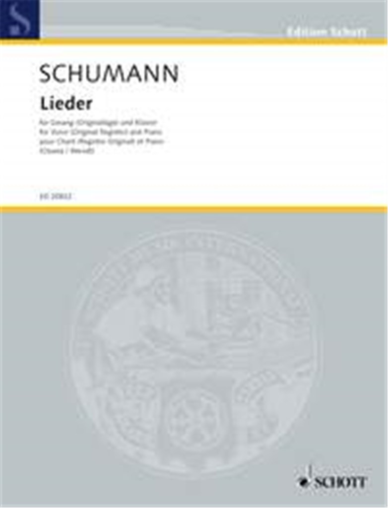 Lieder For Voice (Original Register) And Piano